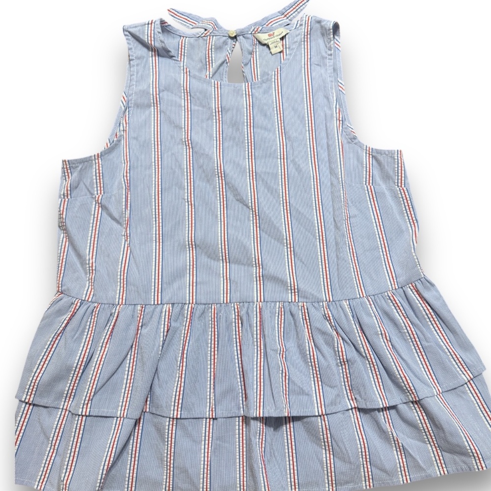 Vineyard Vines Nicholls‎ Stripe Peplum Top Size: M